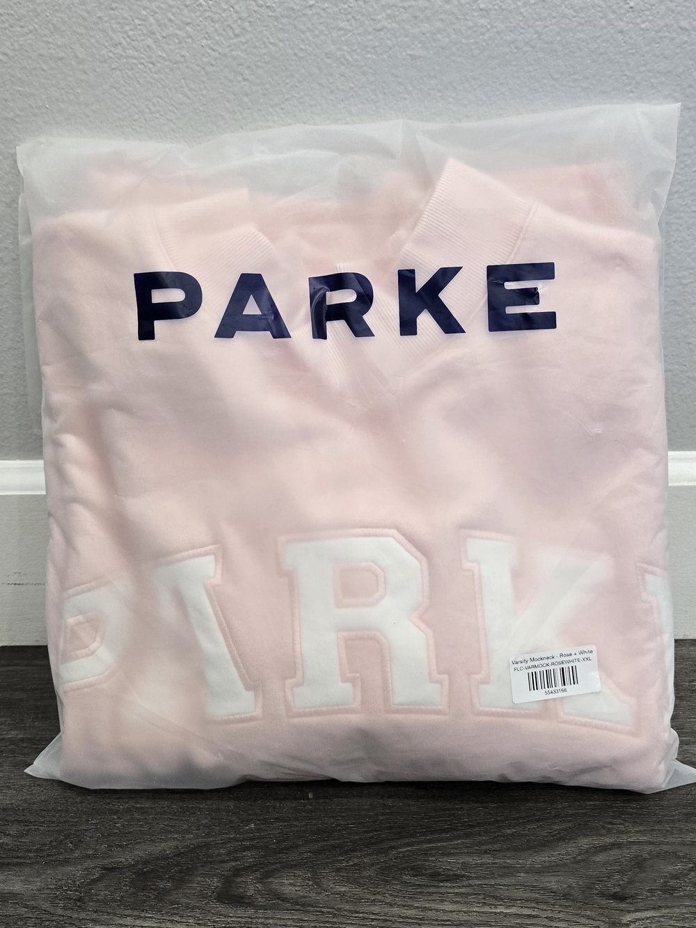 Parke Varsity Mockneck Rose White XXL Sold Out Mommy & Me Collection - Picture 13 of 14